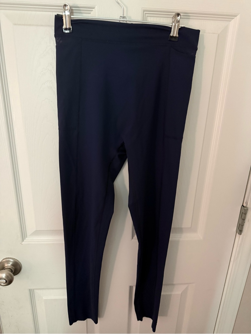 aerie M Navy Blue Goals High-Waist Stretch 7/8 Leggings